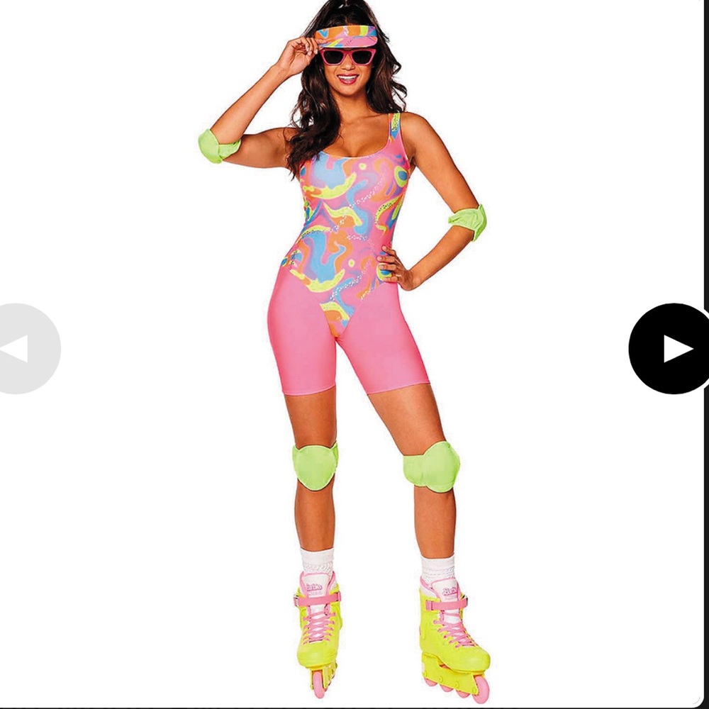 Barbie Neon Skating Costume